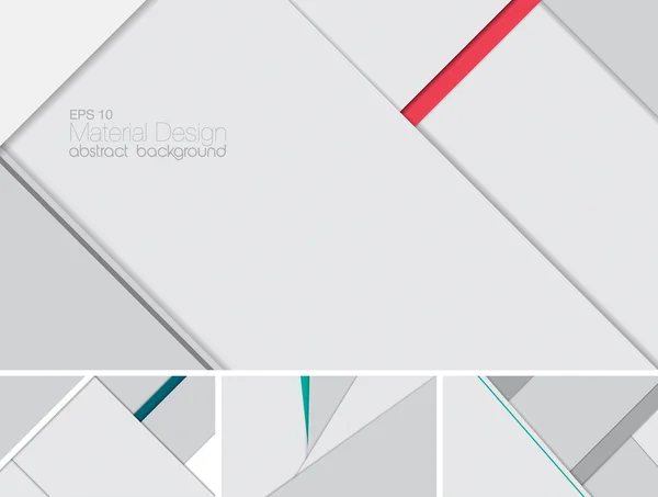 Materialdesign abstrakt bakgrund — Stock vektor